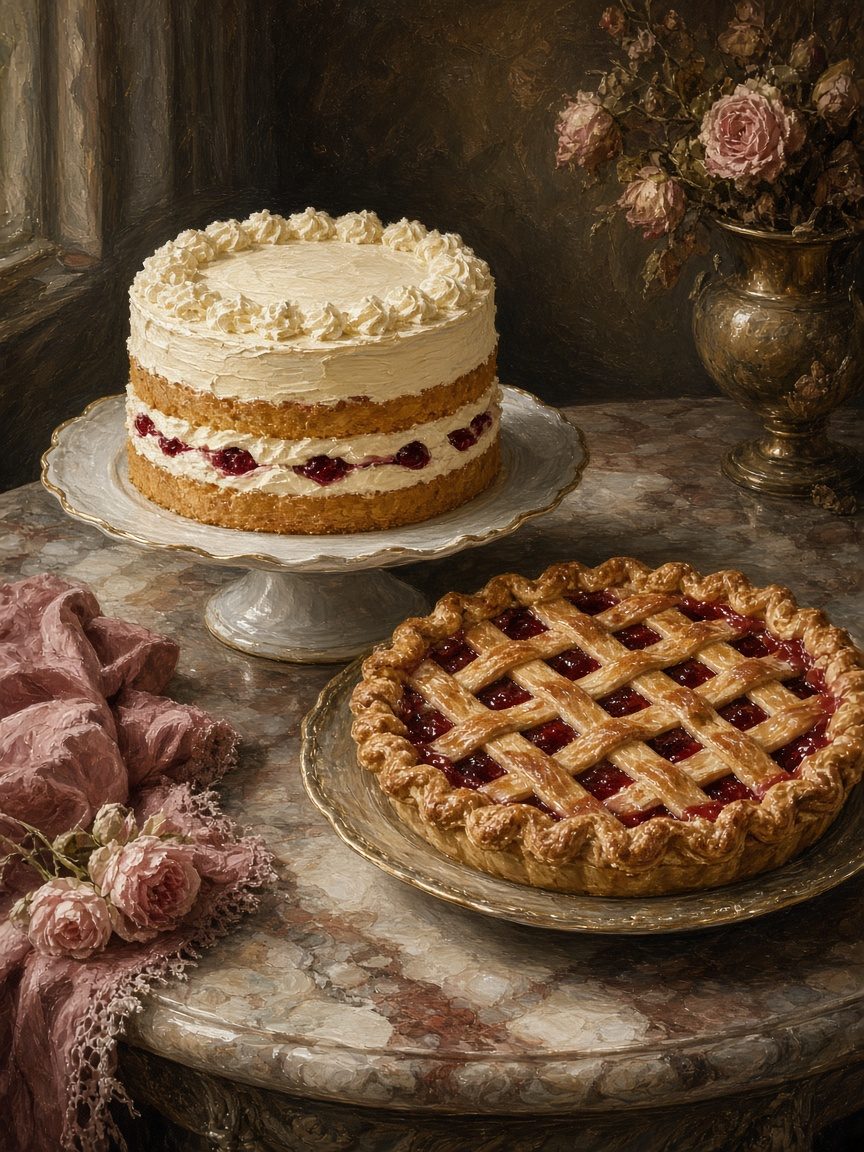 Classic Cakes & Pies — painted cover